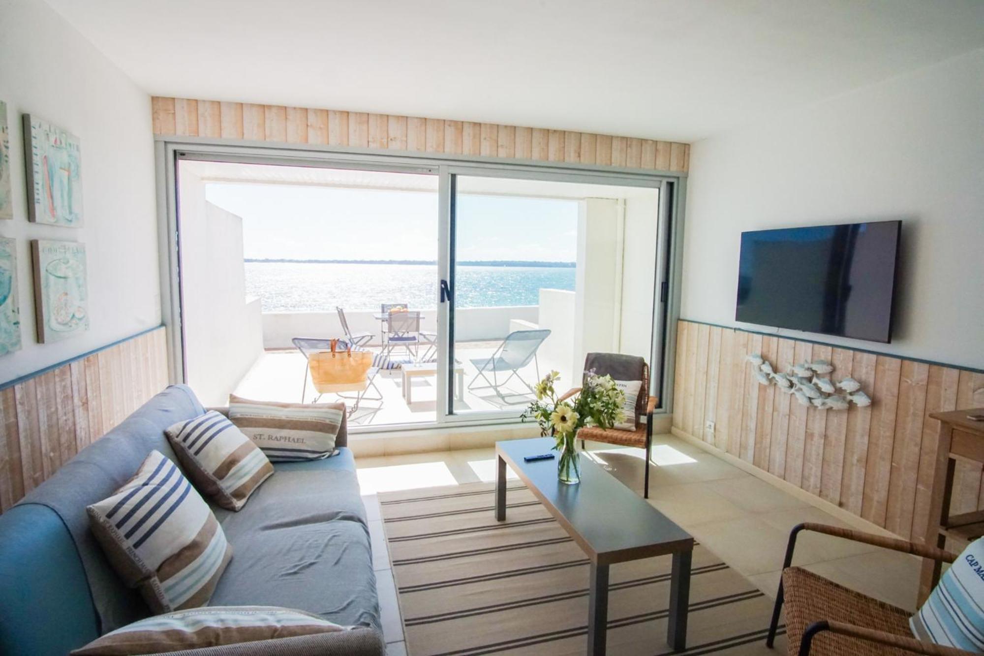 -Te Moana- Beau T2 Bis Surplombant La Mer Avec Parking Concarneau Zewnętrze zdjęcie