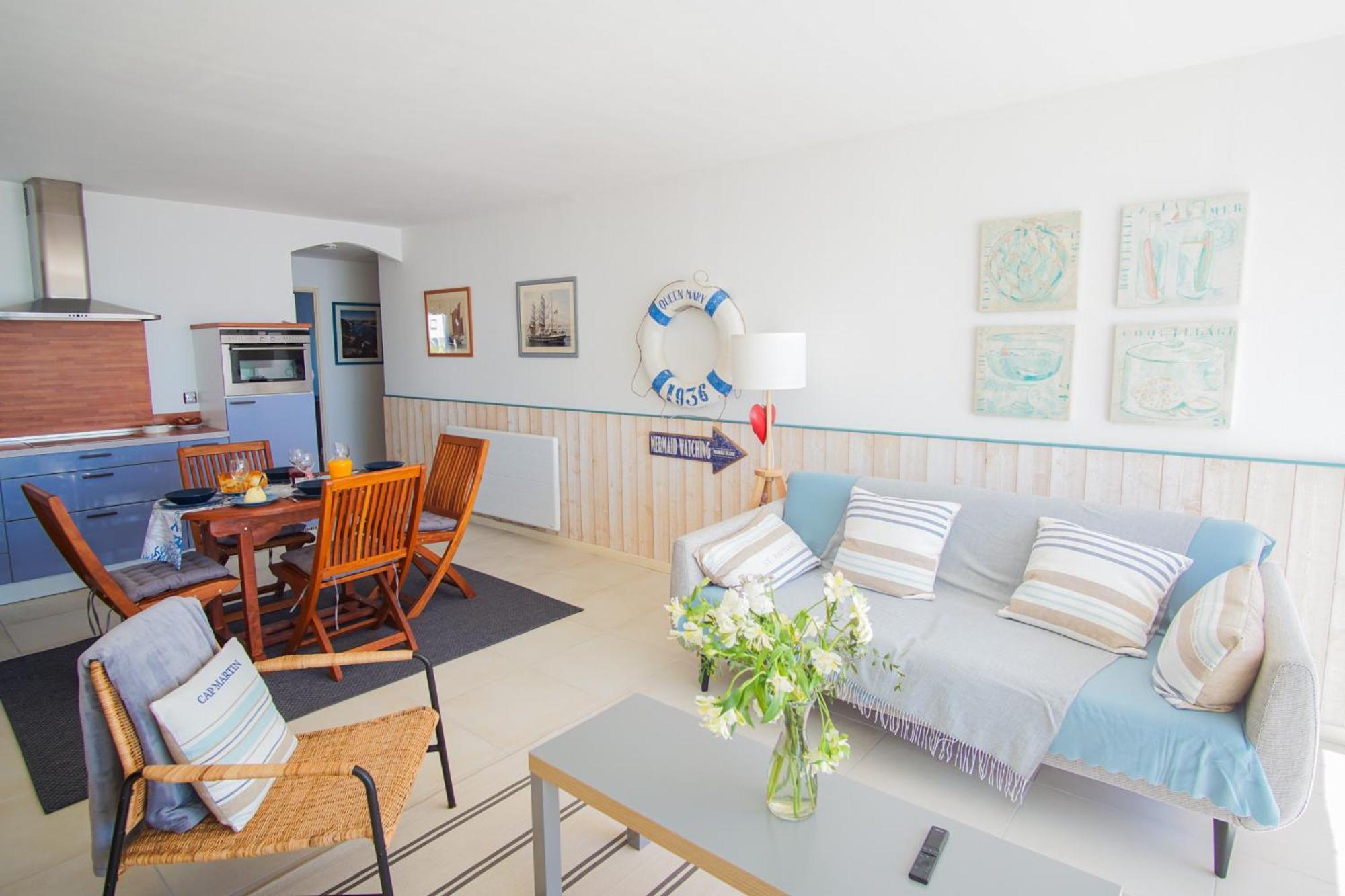 -Te Moana- Beau T2 Bis Surplombant La Mer Avec Parking Concarneau Zewnętrze zdjęcie