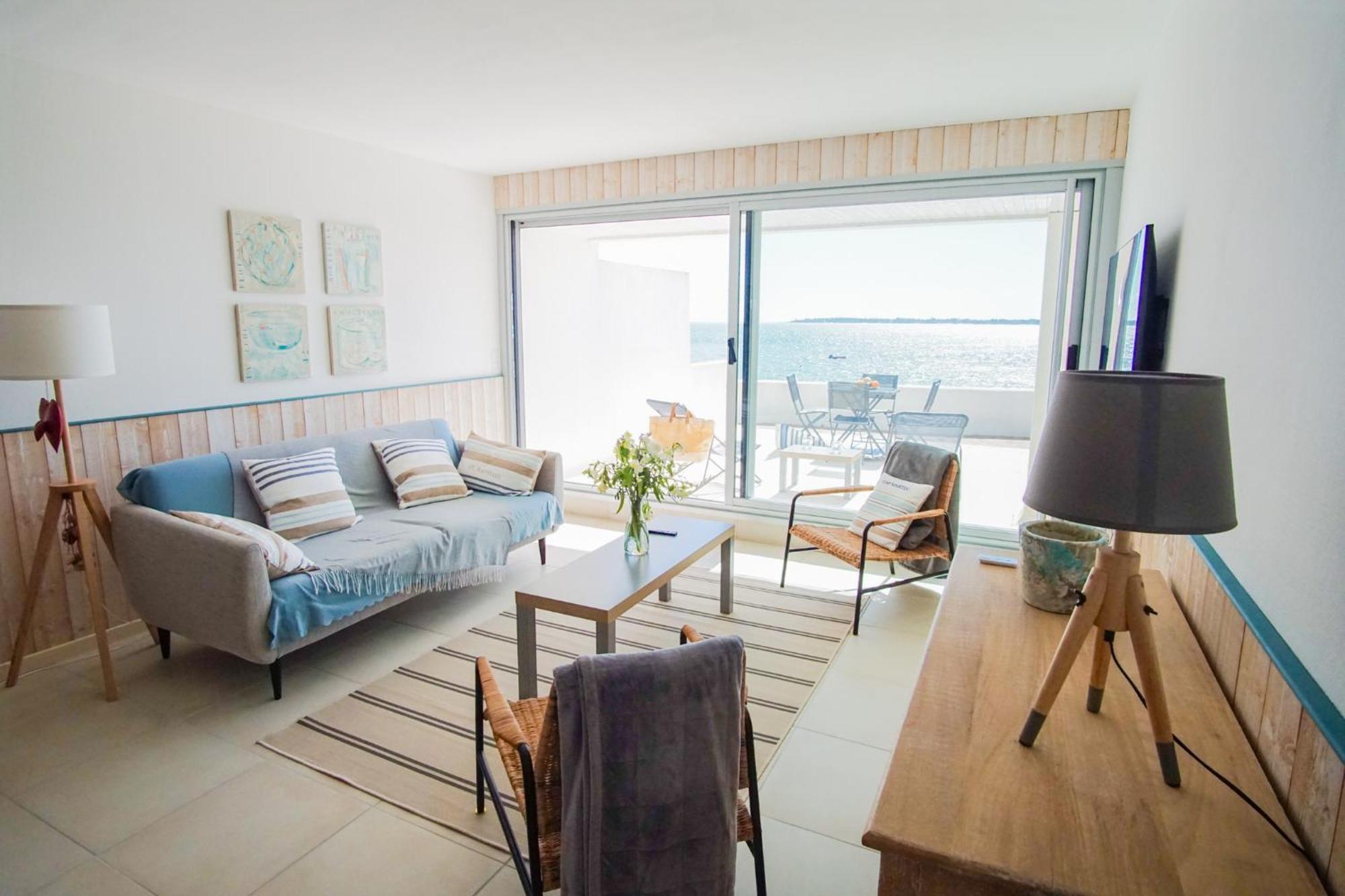 -Te Moana- Beau T2 Bis Surplombant La Mer Avec Parking Concarneau Zewnętrze zdjęcie